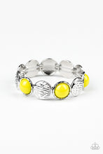 Load image into Gallery viewer, Boardwalk Boho Yellow Bracelet Paparazzi Accessories
