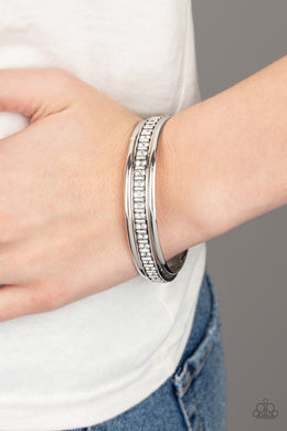 Flawless Flaunter White Bracelet Paparazzi Accessories