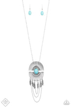 Load image into Gallery viewer, Desert Culture Blue Necklace Paparazzi Accessories