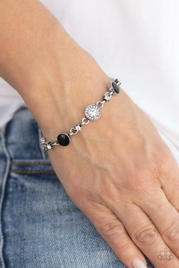 Stargazing Sparkle Black Bracelet Paparazzi Accessories