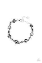Load image into Gallery viewer, Stargazing Sparkle Silver Rhinestone Bracelet Paparazzi Accessories
