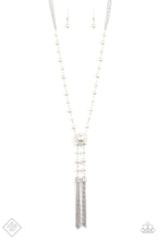 Load image into Gallery viewer, Vintage Diva White Necklace Paparazzi Accessories