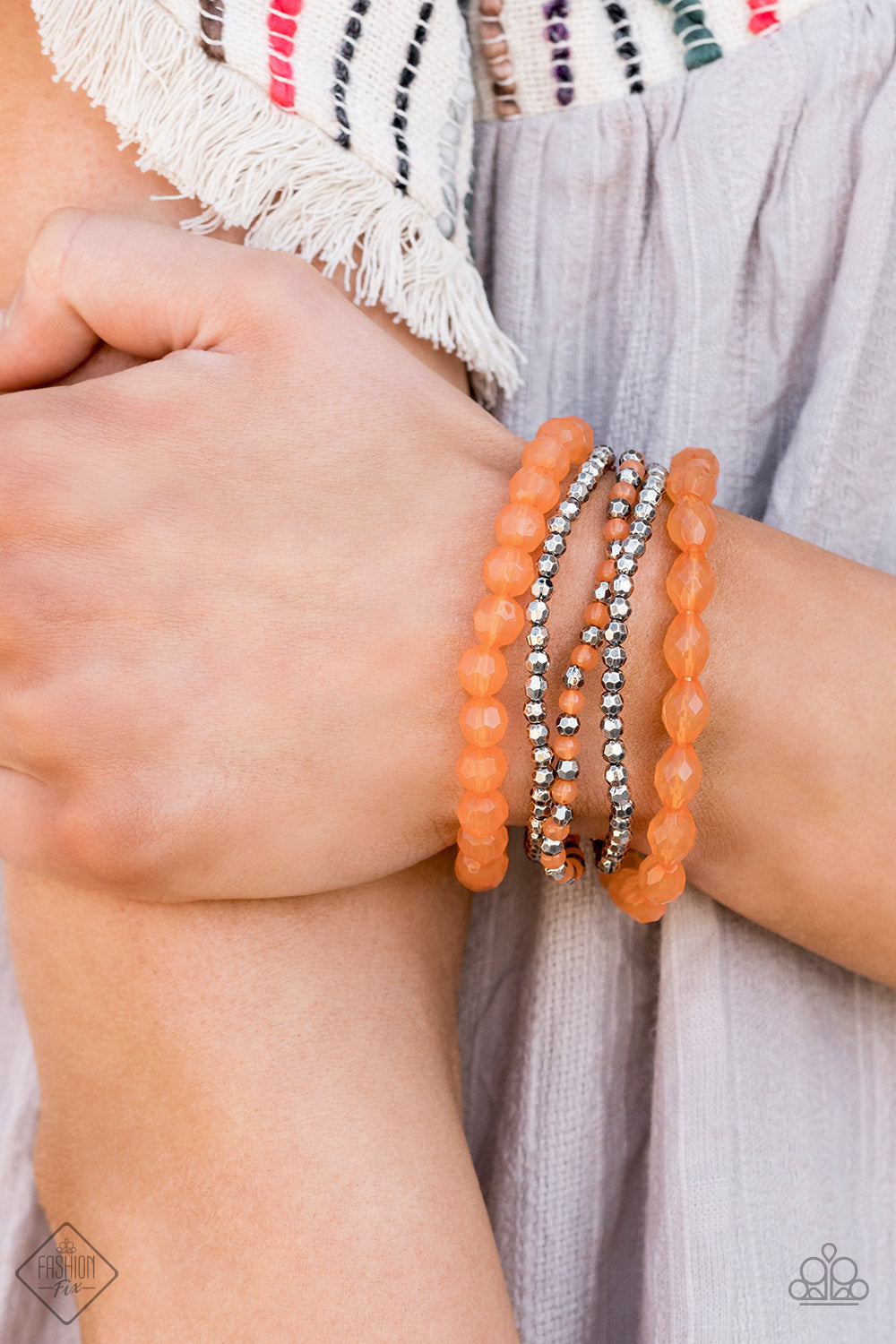 Sugary Sweet Orange Bracelet Paparazzi Accessories