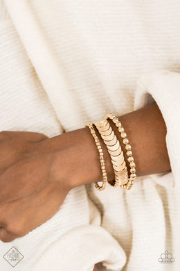 Layer It On Me Gold Bracelet Paparazzi Accessories
