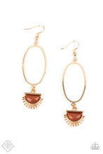 Load image into Gallery viewer, SOL Purpose Gold Earrings Paparazzi Accessories