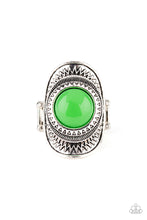 Load image into Gallery viewer, Sunny Sensations Green Ring Paparazzi Accessories