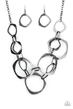 Load image into Gallery viewer, Salvage Yard - Black Gunmetal Necklace Paparazzi Accessories