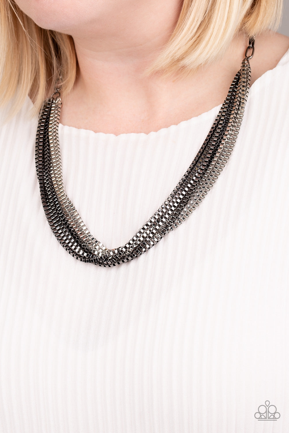 Beat Box Queen - Black Necklace Paparazzi Accessories