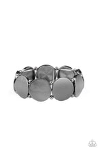 Load image into Gallery viewer, Metallic Spotlight - Black Gunmetal Stretchy Bracelet Paparazzi Accessories