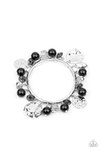 Load image into Gallery viewer, Charming Treasure - Black Stretchy Bracelet Paparazzi Accessories