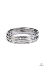 Load image into Gallery viewer, Be There With Baubles On - Black Gunmetal Bangles Bracelet Paparazzi Accessories
