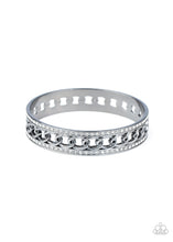 Load image into Gallery viewer, Couture Court - Black Bangle Bracelet Paparazzi Accessories