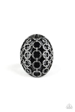 Load image into Gallery viewer, Stellar Scope - Black Gunmetal Cat&#39;s Eye Ring Paparazzi Accessories