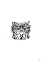 Load image into Gallery viewer, Guru Garden - Black Gunmetal Ring Paparazzi Accessories