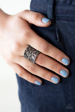 Load image into Gallery viewer, Guru Garden - Black Gunmetal Ring Paparazzi Accessories