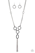 Load image into Gallery viewer, Metro Mechanics - Black Necklace Paparazzi Accessories
