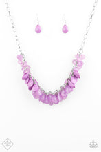 Load image into Gallery viewer, Colorfully Clustered Purple Necklace Paparazzi Accessories