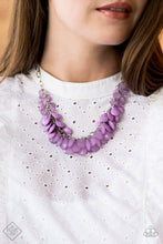 Load image into Gallery viewer, Colorfully Clustered Purple Necklace Paparazzi Accessories