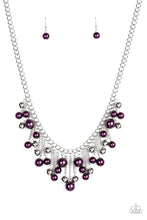 Load image into Gallery viewer, City Celebrity - Purple Pearl Necklace Paparazzi Accessories