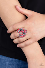 Load image into Gallery viewer, Trendy Talisman Red Ring Paparazzi Accessories