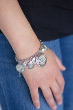 Load image into Gallery viewer, Trinket Tranquility Blue Bracelet Paparazzi Accessories