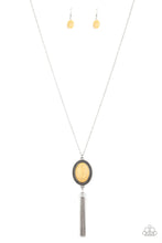Load image into Gallery viewer, Nomadic Dramatics - Yellow Stone Necklace Paparazzi Accessories