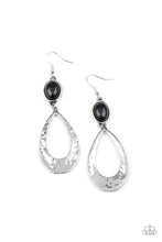 Load image into Gallery viewer, Badlands Baby - Black Earrings Paparazzi Accessories