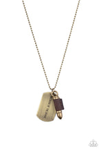 Load image into Gallery viewer, Proud Patriot Brass Urban Necklace Paparazzi Accessories