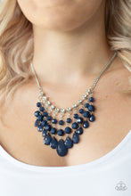 Load image into Gallery viewer, Social Network - Blue Necklace Paparazzi Accessories