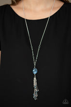 Load image into Gallery viewer, Fringe Flavor - Blue Necklace Paparazzi Accessories
