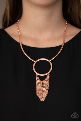 Pharaoh Paradise - Copper Necklace Paparazzi Accessories