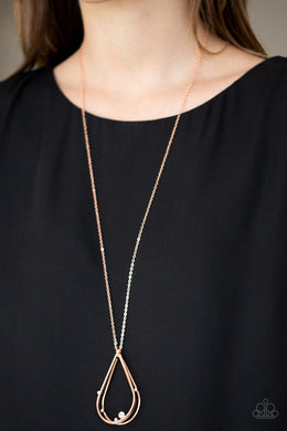 Royal REIGN-Storm - Copper Necklace Paparazzi Accessories