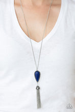 Load image into Gallery viewer, Zen Generation - Blue Stone Necklace Paparazzi Accessories