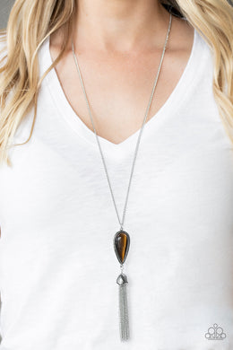 Zen Generation - Brown Tiger's Eye Necklace Paparazzi Accessories