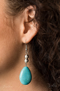 2020 Zi,short necklace,silver,turquoise,The Amy Zi Collection Necklace