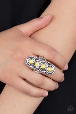 Terra Trinket Yellow Ring Paparazzi Accessories