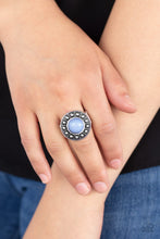 Load image into Gallery viewer, Treasure Chest Shimmer Blue Ring Paparazzi Accessories