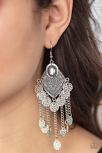 Load image into Gallery viewer, Garden Explorer Silver Earring Paparazzi Accessories