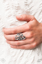 Load image into Gallery viewer, Musical Motif Silver Ring Paparazzi Accessories