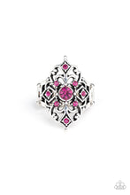 Load image into Gallery viewer, Imperial Iridescence - Pink Rhinestone Ring Paparazzi Accessories