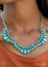 Load image into Gallery viewer, Naturally Native - Blue Necklace Paparazzi Accessories