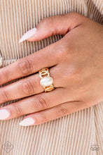 Load image into Gallery viewer, Glamified Glam Gold Ring Paparazzi Accessories