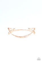 Load image into Gallery viewer, Bending Over Backwards - Rose Gold Bracelet Paparazzi Accessories