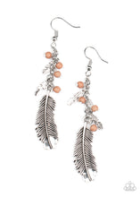 Load image into Gallery viewer, Find Your Flock - Brown Feather Earrings Paparazzi Accessories