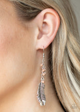 Load image into Gallery viewer, Find Your Flock - Brown Feather Earrings Paparazzi Accessories