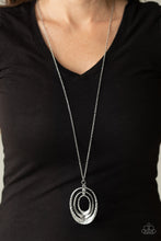 Load image into Gallery viewer, Dizzying Decor - Silver Necklace Paparazzi Accessories