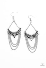 Load image into Gallery viewer, Burst Into TIERS - Silver Earrings Paparazzi Accessories