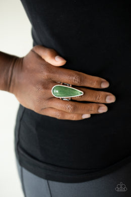 Spiritual Awakening - Green Ring Paparazzi Accessories