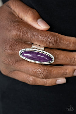 Stone Mystic - Purple Ring Paparazzi Accessories