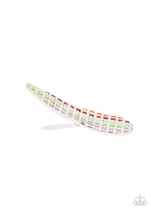 Barrette,white,Can't Hair Myself Think White Hair Accessory
